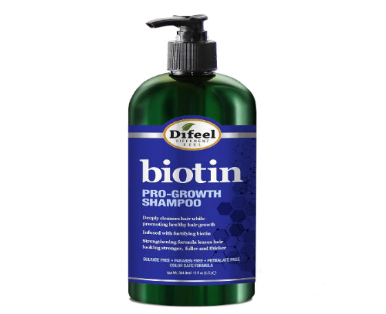 Difeel Pro-Growth Biotin Shampoo 12 oz