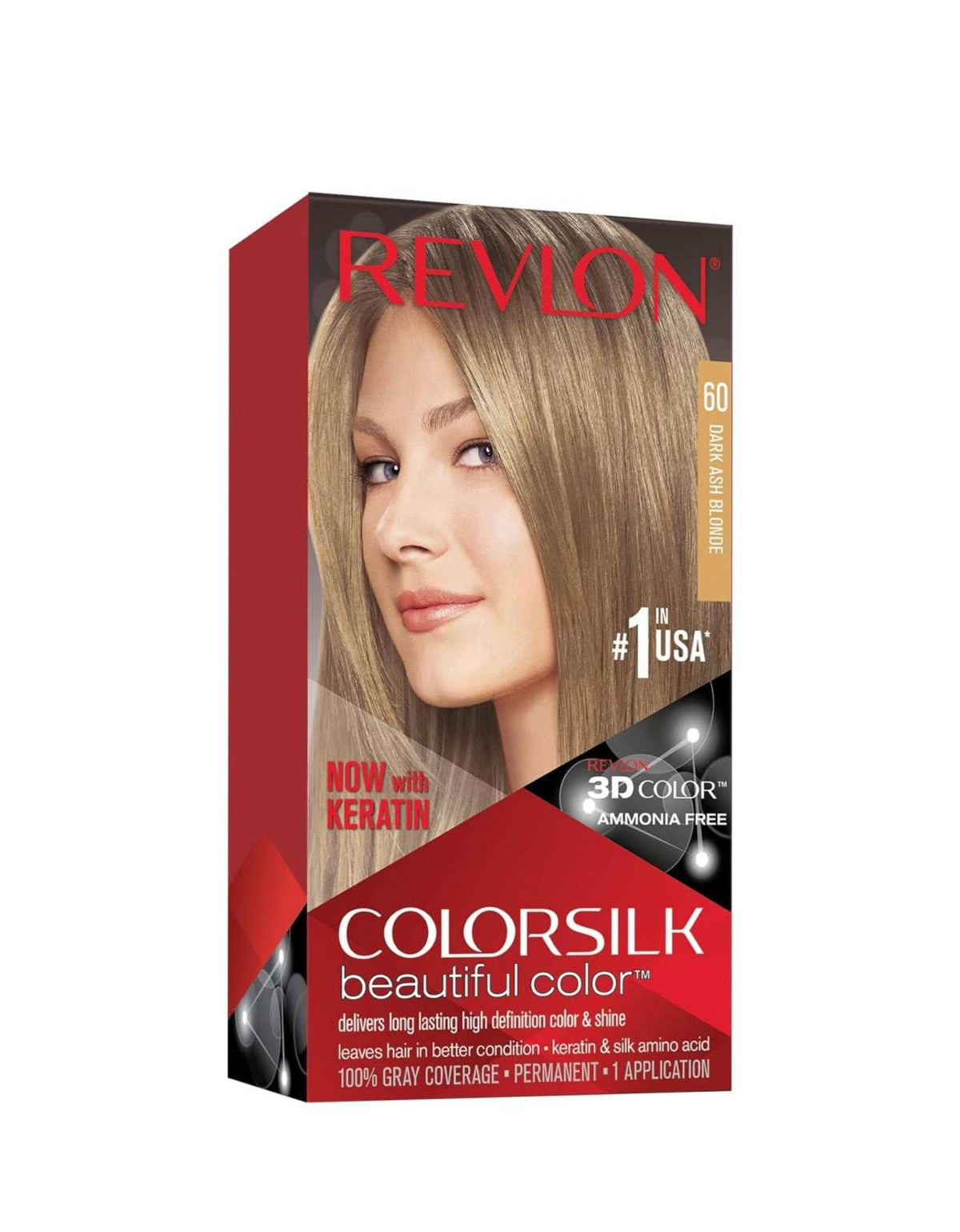 REVLON COLORSILK DARK ASH BLONDE