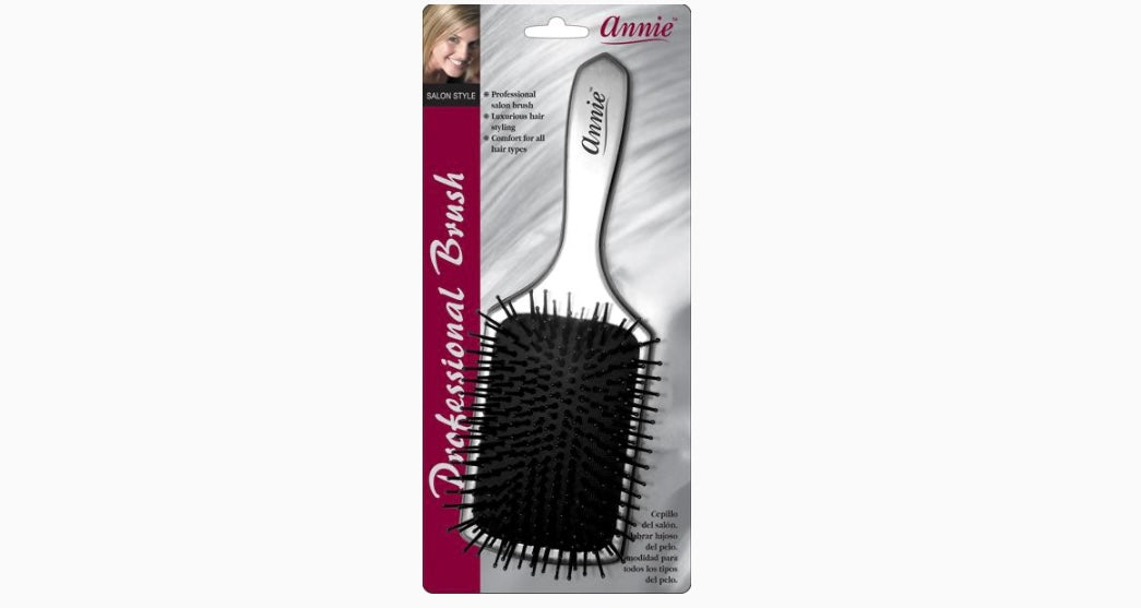 ANNIE DELUXE PADDLE BRUSH LARGE SILVER