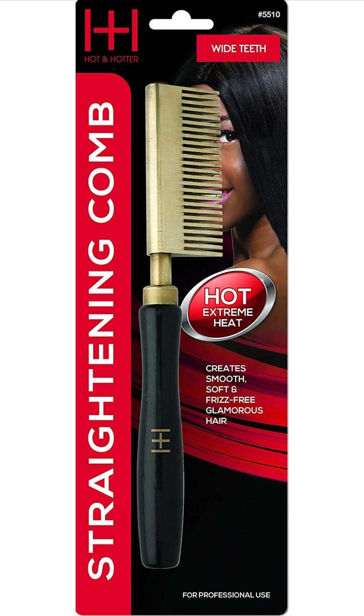 HOT & HOTTER ELECTRIC STRAIGHTENING COMB