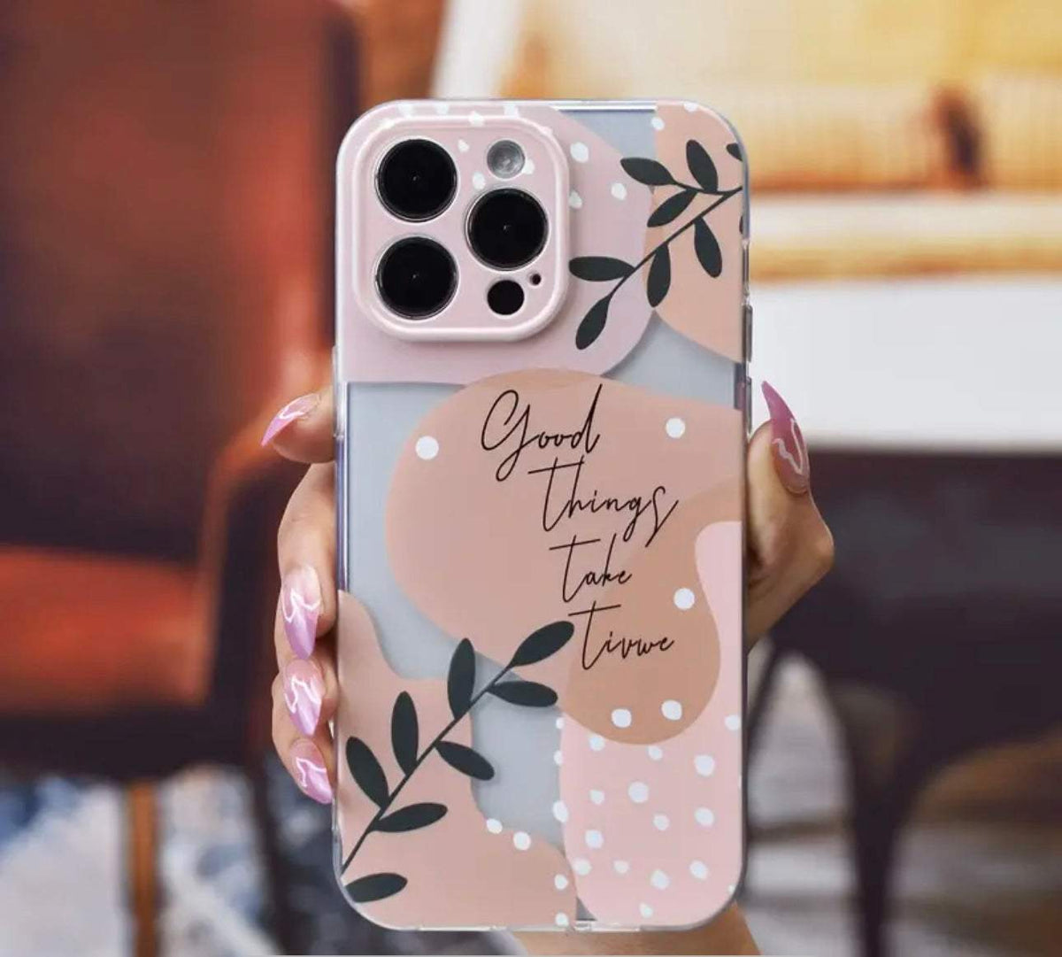 Good Things Take Time iPhone Case